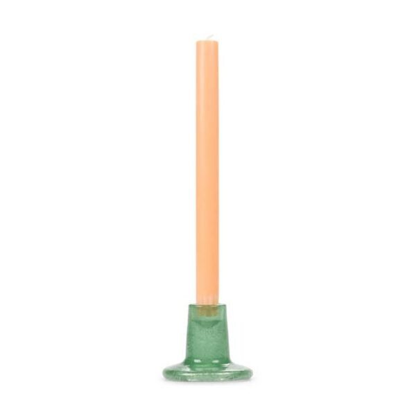 BRITISH COLOUR STANDARD - Glass Candleholder in Jade Green
